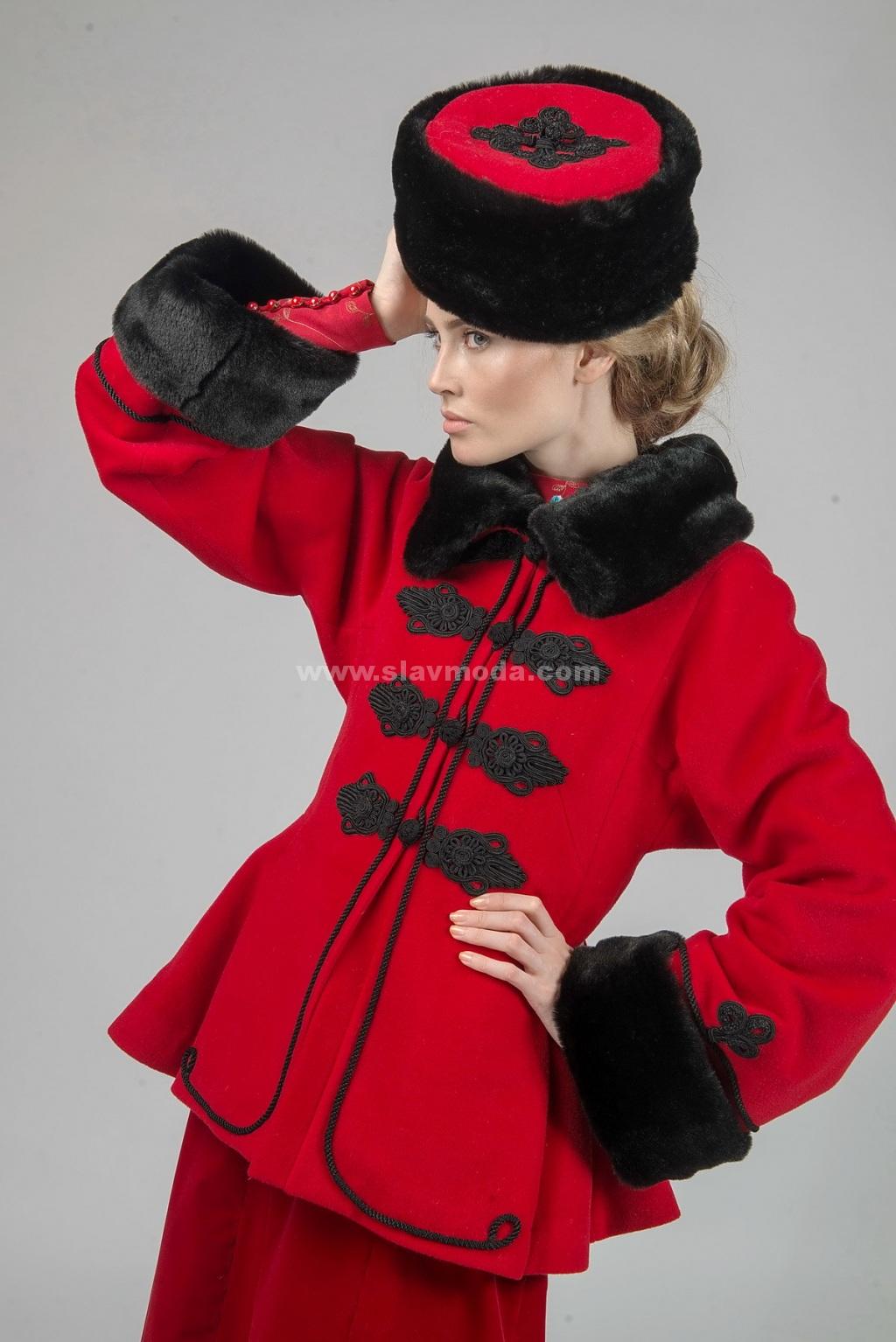 Пальто в русском стиле