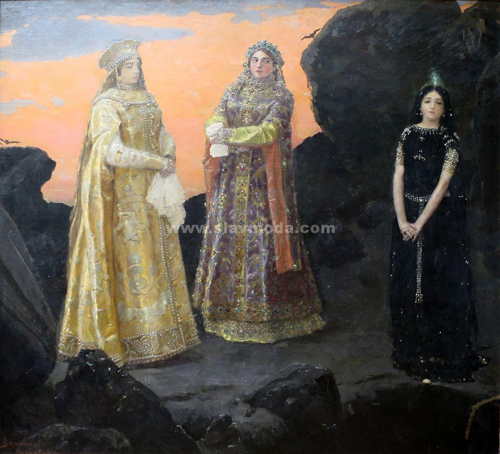 «Три царевны подземного царства» — картины Виктора Васнецова.