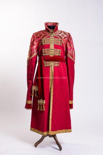 русский костюм мужской боярский кафтан