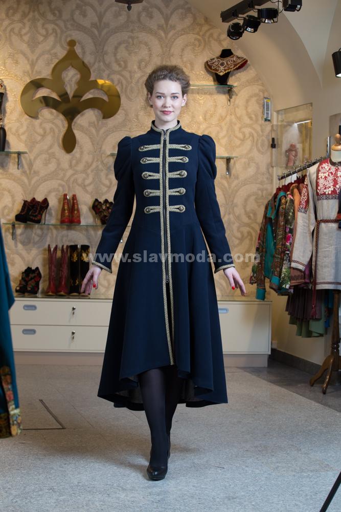 пальто в русском стиле от Валентины Аверьяновой