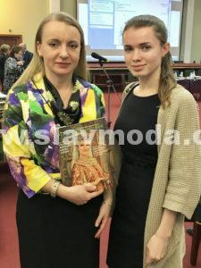 С руководителем проекта "Азбука народной культуры" Меньшиковой Екатериной Андреевной