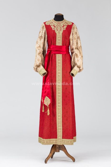 Боярское женское платье
