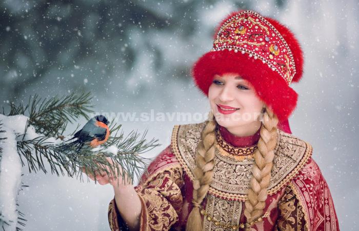 Красота русского костюма. Зимняя сказка