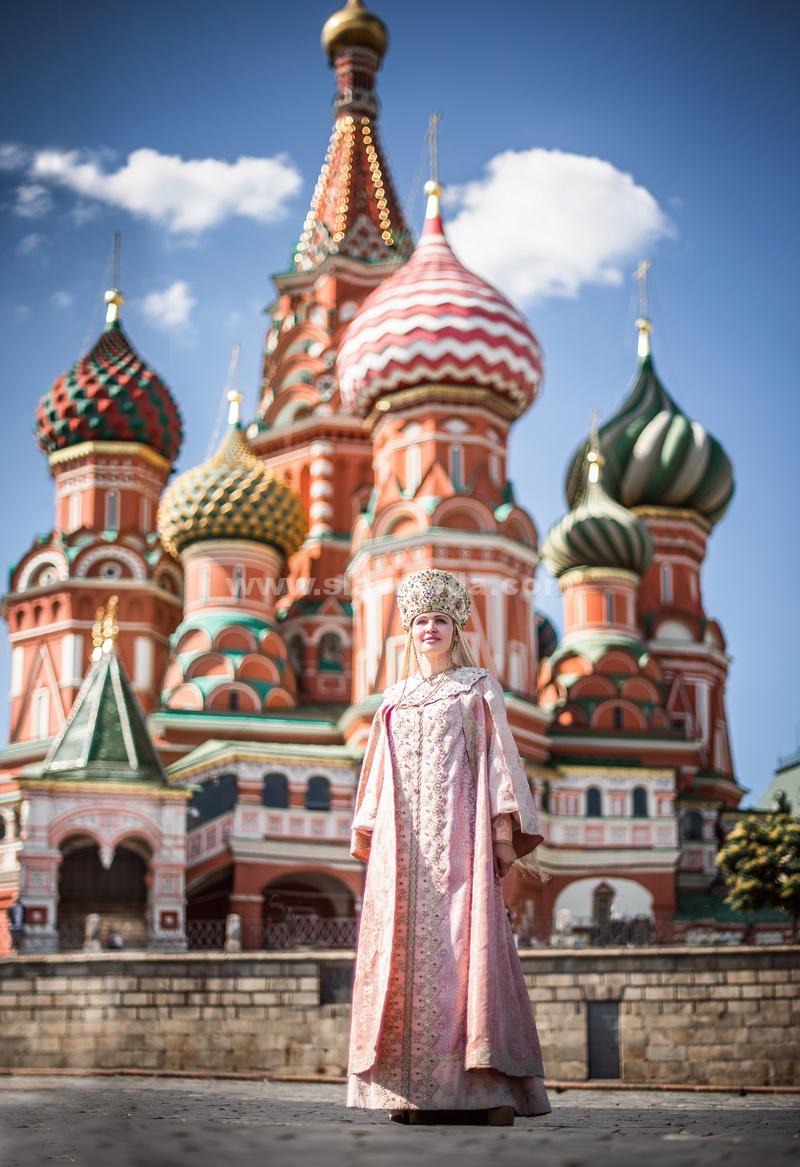 Красота русского наряда. Фотосессия на Красной площади, в сердце России 